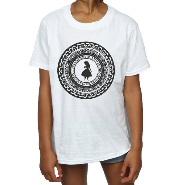 Disney Girls Alice In Wonderland Circle Cotton T-Shirt