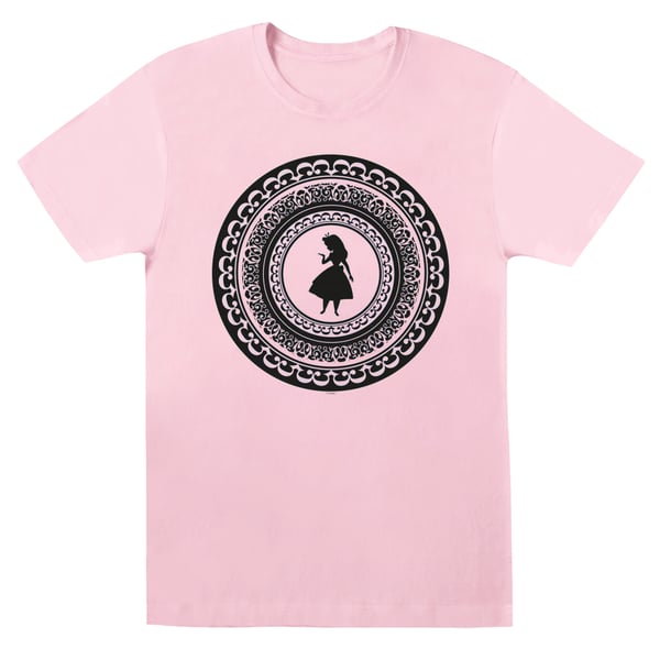 Disney Girls Alice In Wonderland Circle Cotton T-Shirt
