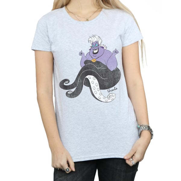 The Little Mermaid Womens/Ladies Classic Ursula Heather T-Shirt