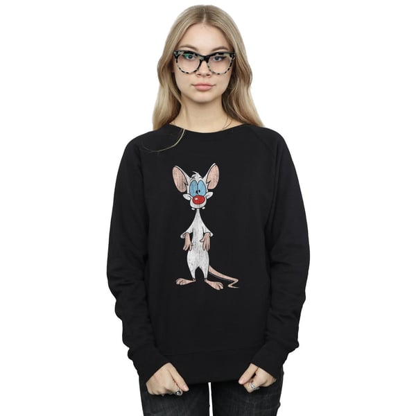 Animaniacs Naisten Pinky Classic Pose -collegepaita