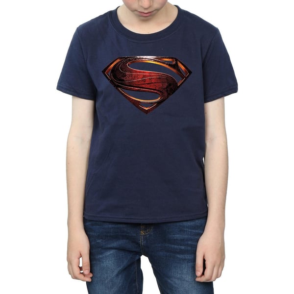 Superman Boys Logo Cotton T-Shirt