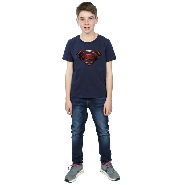 Superman Boys Logo Cotton T-Shirt