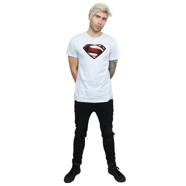 Superman Mens Logo Cotton T-Shirt