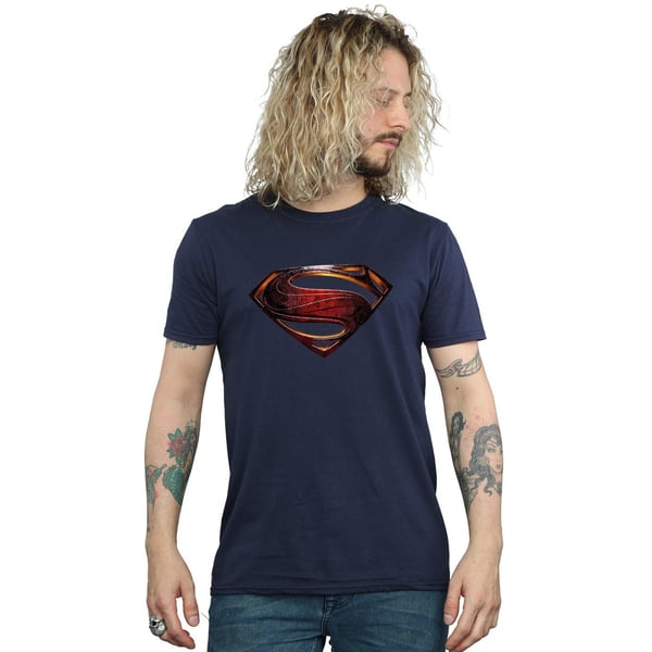 Superman Mens Logo Cotton T-Shirt