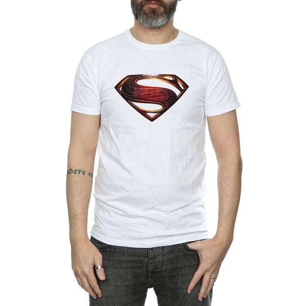 Superman Mens Logo Cotton T-Shirt