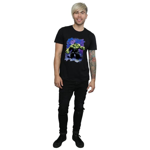 Marvel Mens Hulk Halloween Spooky Forest T-Shirt