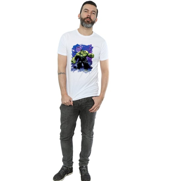Marvel Mens Hulk Halloween Spooky Forest T-Shirt