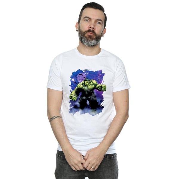 Marvel Mens Hulk Halloween Spooky Forest T-Shirt