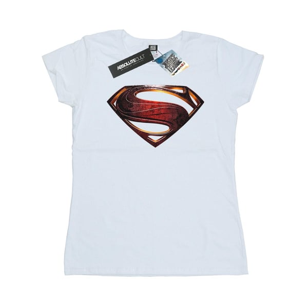 Superman Dam/Dam Logotyp T-shirt i Bomull