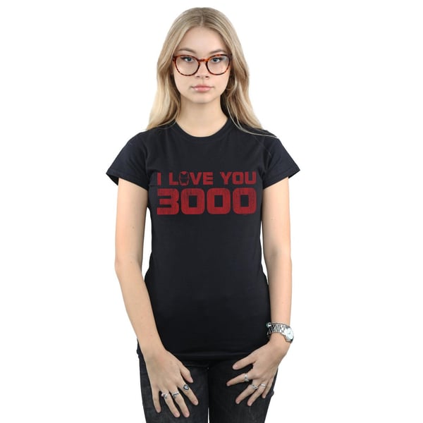 Marvel Womens/Ladies Avengers Endgame I Love You 3000 Distressed Cotton T-Shirt