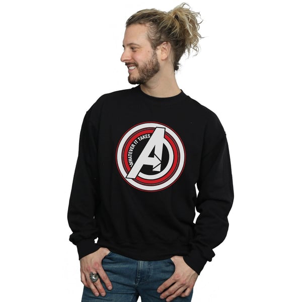 Marvel Mens Avengers Endgame Whatever It Takes Symbol Sweatshirt