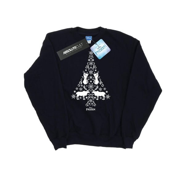 Disney Womens/Ladies Frozen Christmas Tree Sweatshirt