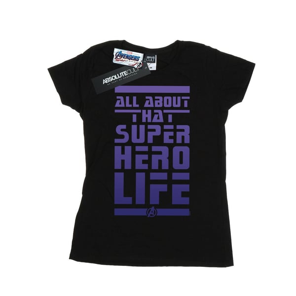 Marvel Naisten Avengers Endgame Supersankari Life Puuvilla T-paita