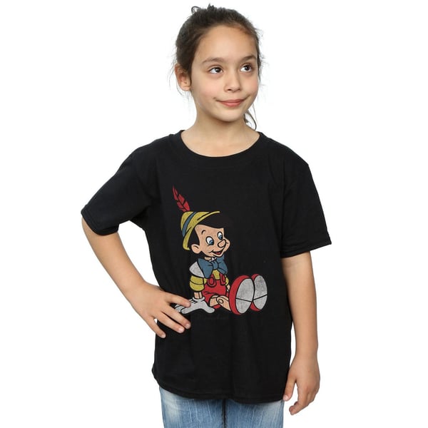 Pinocchio Girls Classic Cotton T-Shirt