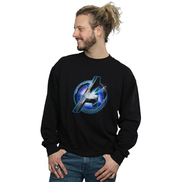 Marvel Mens Avengers Endgame Glowing Logo Sweatshirt