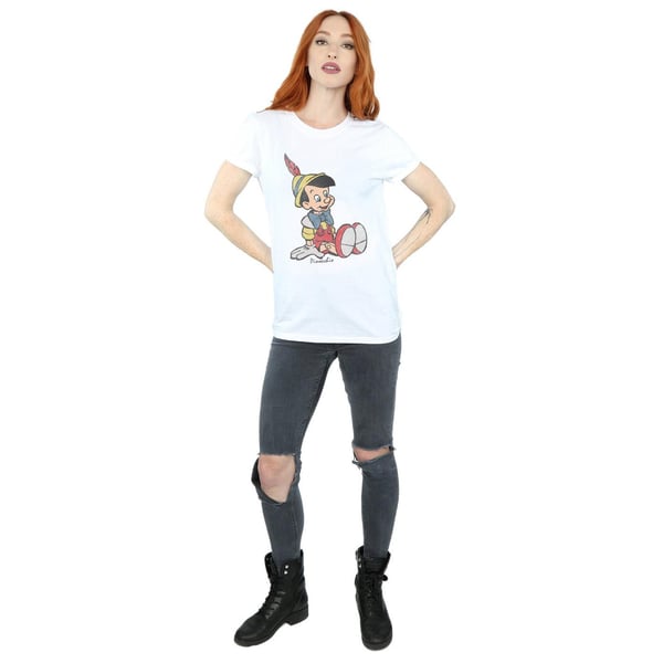 Pinocchio Womens/Ladies Classic Cotton Boyfriend T-Shirt
