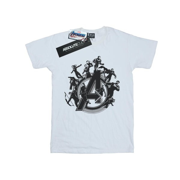 Marvel Dam/Kvinnor Avengers Endgame Hero Circle Bomulls Boyfriend T-Shirt