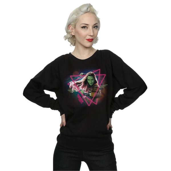Marvel Womens/Ladies Guardians Of The Galaxy Neon Gamora Sweatshirt