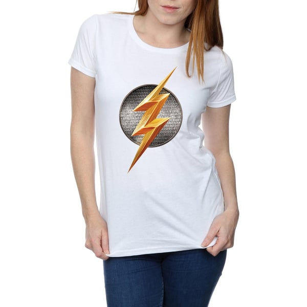 The Flash T-shirt i bomuld med logo til kvinder/damer