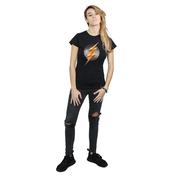 The Flash T-shirt i bomuld med logo til kvinder/damer