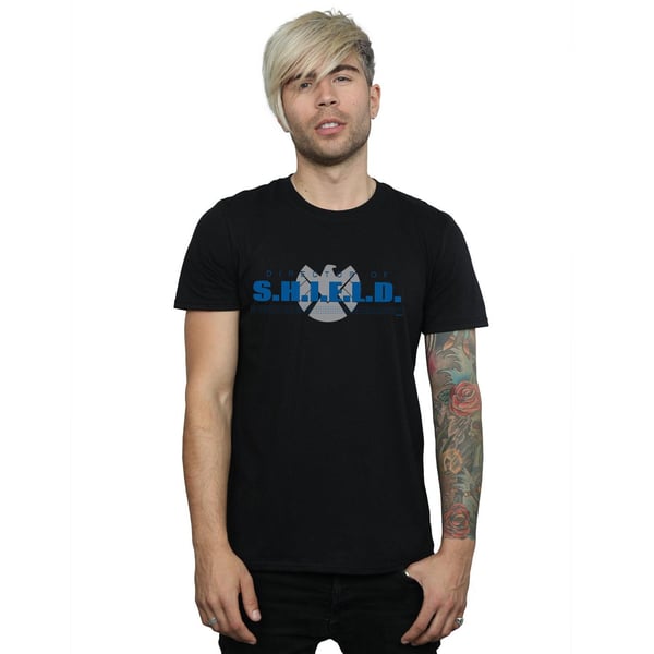 Marvel miesten S.H.I.E.L.D. agentit S.H.I.E.L.D. johtaja T-paita