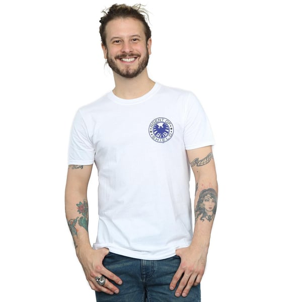 Marvel Mens Agents Of SHIELD rintapainatuksella T-paita