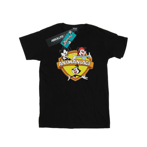 Animaniacs Girls Logo Crest Cotton T-Shirt