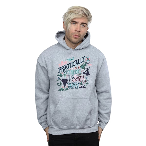 Disney Mens Mary Poppins Practically Hoodie