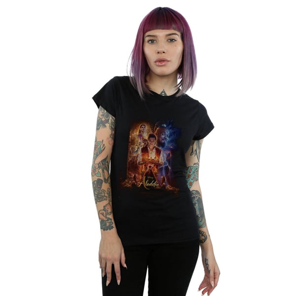 Disney Womens/Ladies Aladdin Movie Poster Cotton T-Shirt