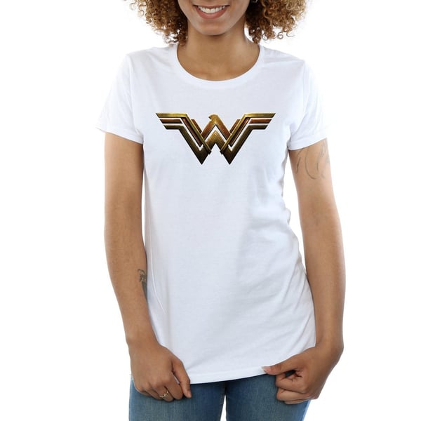 Wonder Woman Womens/Ladies Logo Cotton T-Shirt