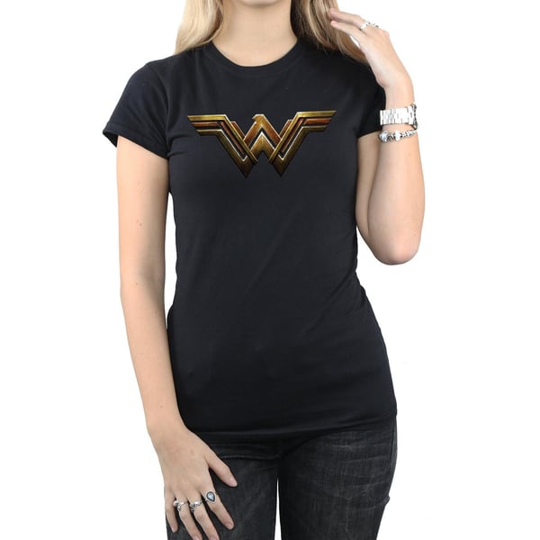 Wonder Woman Womens/Ladies Logo Cotton T-Shirt