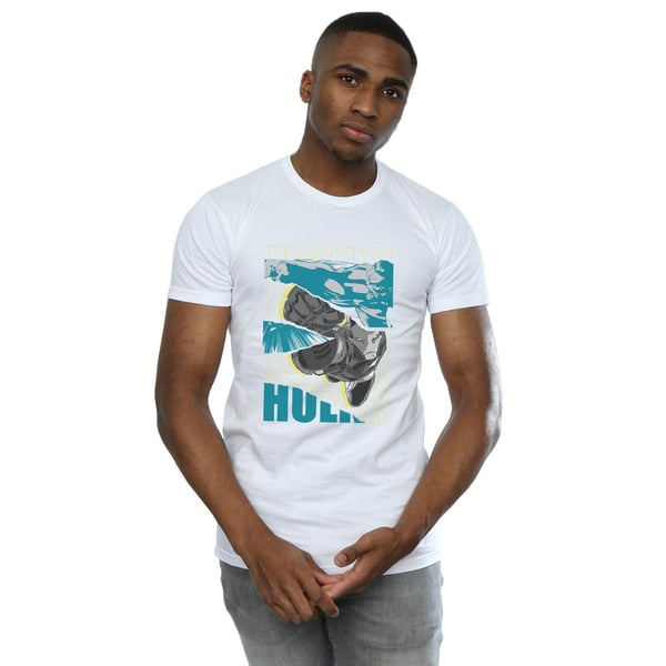 Marvel Mens Avengers Iron Man And Hulk Collage T-Shirt