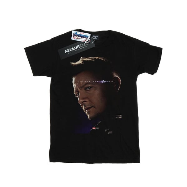 Marvel Womens/Ladies Avengers Endgame Avenge The Fallen Hawkeye Cotton Boyfriend T-Shirt
