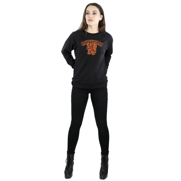 Harry Potter Womens/Ladies Gryffindor Sport Emblem Sweatshirt