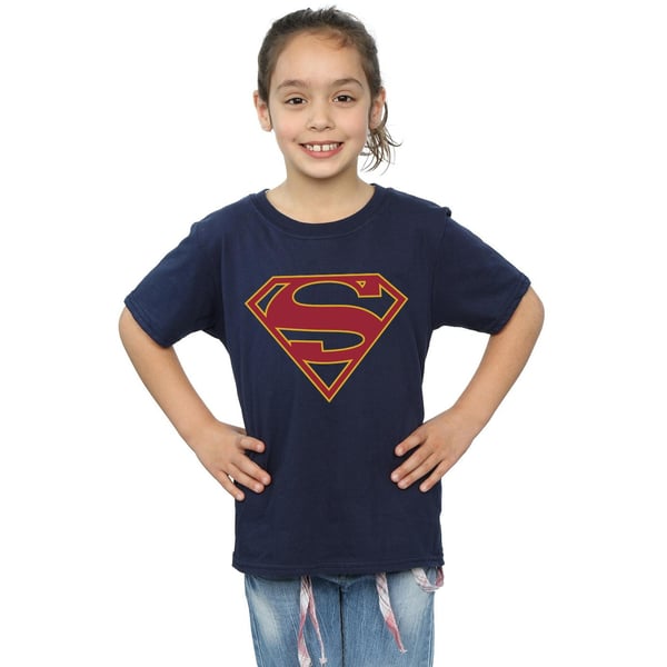Supergirl Girls Logo Cotton T-Shirt
