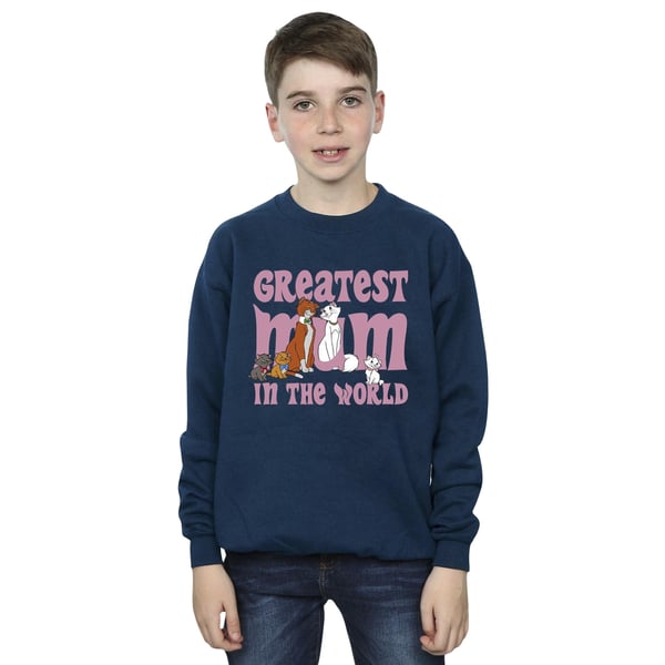 Disney Boys The Aristocats Greatest Mum Sweatshirt