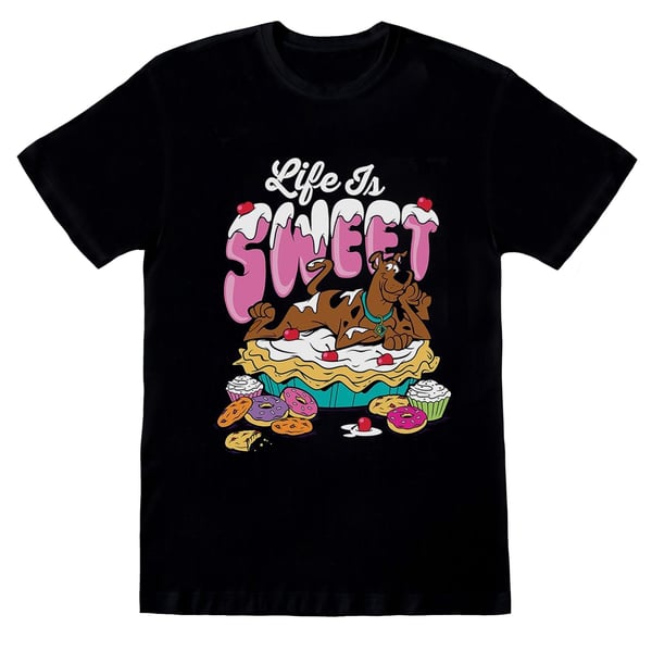 Scooby Doo Girls Life Is Sweet Cotton T-Shirt