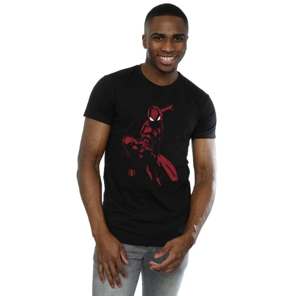 Spider-Man Mens Shadow Cotton T-Shirt