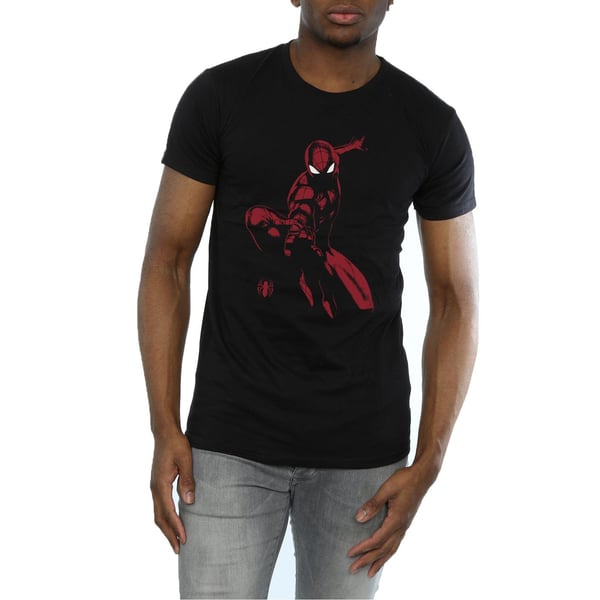 Spider-Man Mens Shadow Cotton T-Shirt