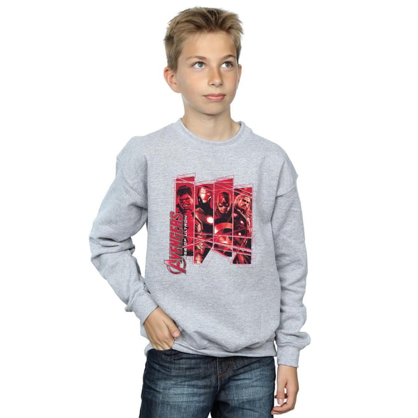 Marvel Boys Avengers Team Collage Sweatshirt