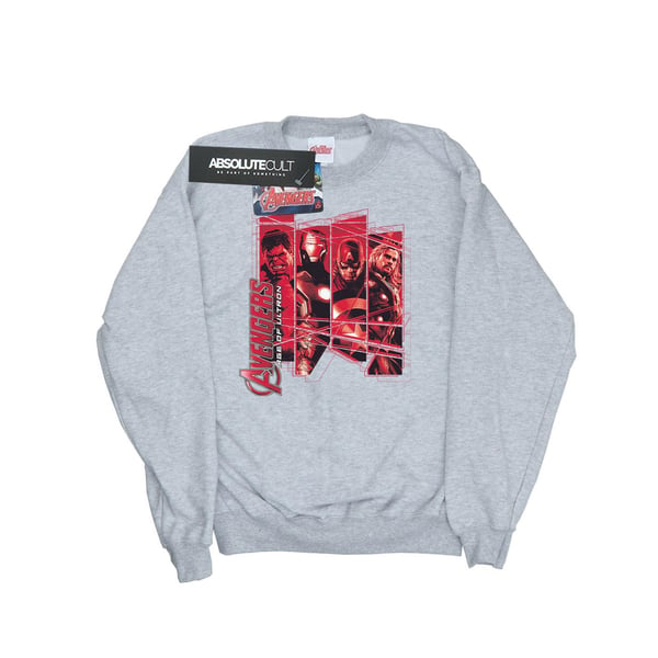 Marvel Boys Avengers Team Collage Sweatshirt