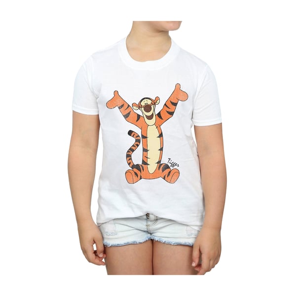Winnie the Pooh Girls Classic Tigger Cotton T-Shirt