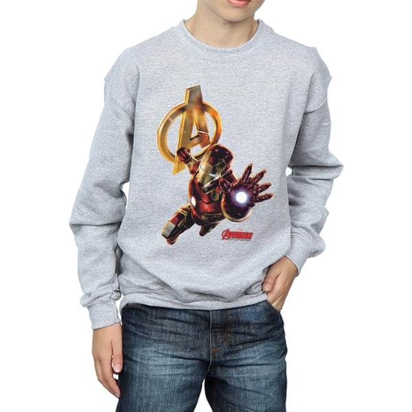 Marvel Boys Iron Man Pose -collegepaita