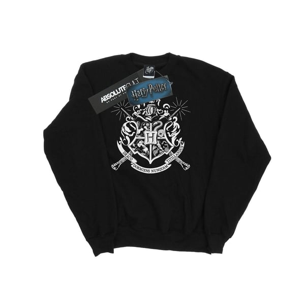 Harry Potter Womens/Ladies Hogwarts Badge Wands Sweatshirt