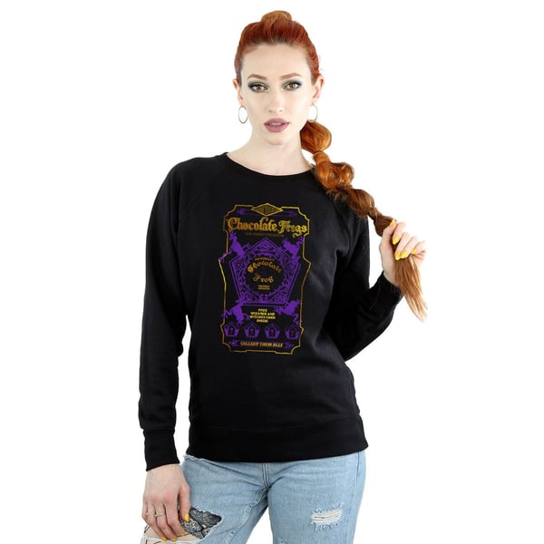 Harry Potter Womens/Ladies Chocolate Frogs Coloured Label Sweatshirt