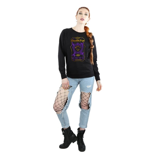Harry Potter Womens/Ladies Chocolate Frogs Coloured Label Sweatshirt