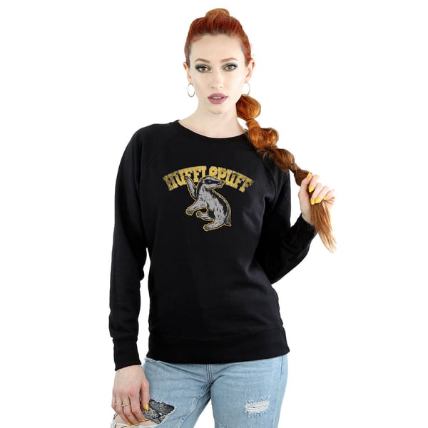 Harry Potter Womens/Ladies Hufflepuff Sport Emblem Sweatshirt