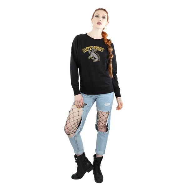 Harry Potter Womens/Ladies Hufflepuff Sport Emblem Sweatshirt