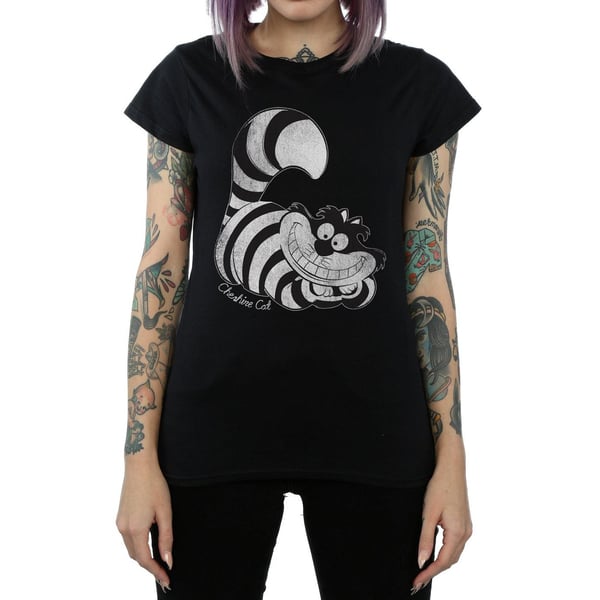 Disney Womens/Ladies Alice in Wonderland Mono Cheshire Cat Cotton T-Shirt