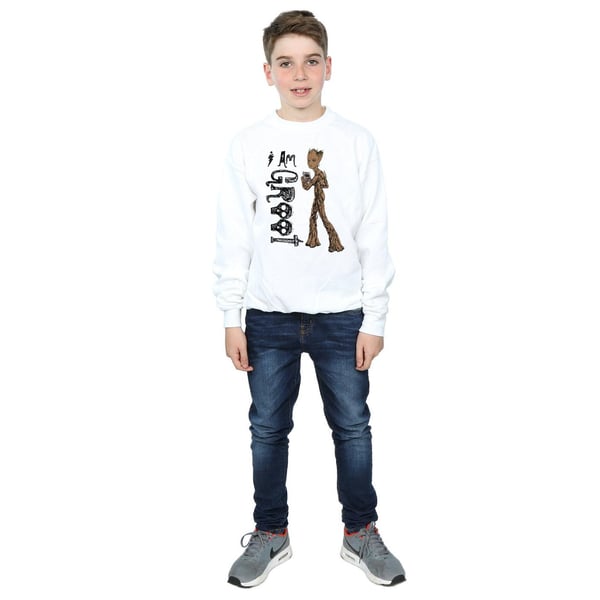 Marvel Boys Avengers Infinity War I Am Teenage Groot Sweatshirt